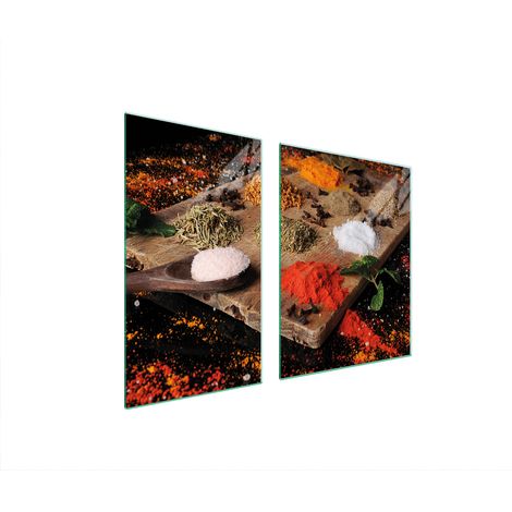 Plateau en verre et planche à découper 100x52 épices (1/5)