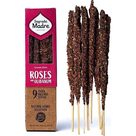 Sagrada Madre Räucherstäbchen – Rose und Olibanum (1/3)