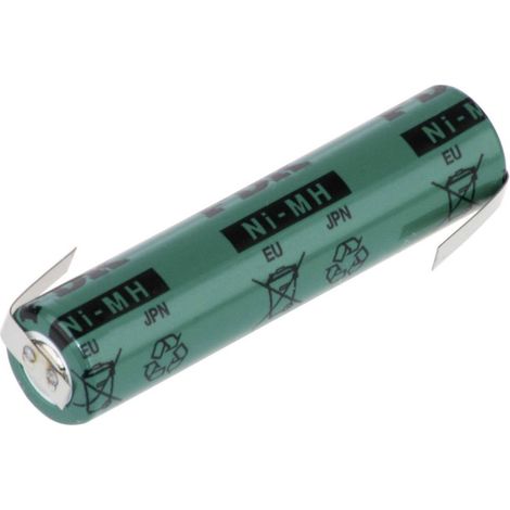 Batteria ricaricabile speciale Ministilo (AAA) linguette a saldare a Z NiMH FDK HR-AAAU-LF 1.2 V 730 mAh