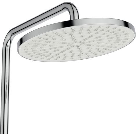 Ideal Standard Ceratherm T25N - Conjunto de ducha con termostato, diámetro 26 cm, 2 chorros, cromo A8520AA (1/2)