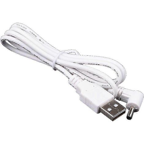 Adaptateur USB mâle 2025 vers 90 degrés, prise d'alimentation CC mâle 3,5 mm x 1,35 mm, câble 5 V, 100 cm/3,3 pi. (1/5)