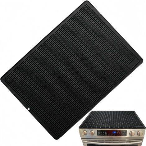 Protection multifonctionnelle en silicone pour cuisinière à induction, 71 x 50 x 0,25 cm, noir (1/5)