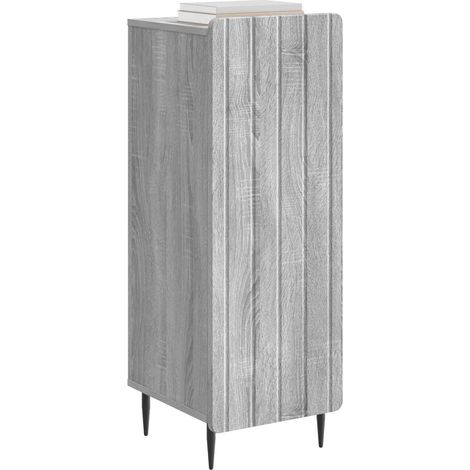 Sideboard/Anrichte/Buffet Graues Sonoma 34,5 x 33 x 92 cm Holzwerkstoff LXWW688631 (1/5)