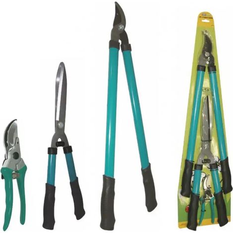 Kit forbici speciali per potatura giardino: forbici a lama dritta, potatura e manuale