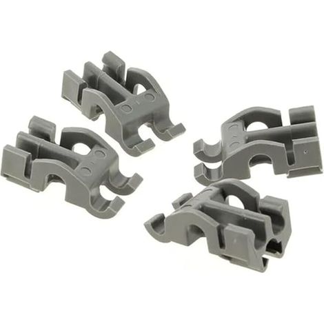 Ersatzteil - SOS Accessoire Lot de  4 paliers  de panier inférieur pour Lave-vaisselle WHIRLPOOL 481010600198, 481253578098 -  - WHIRLPOOL, BAUKNECHT, KITCHENAID, IGNIS, LADEN, IKEA, MAYTAG