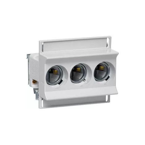 Sicherungssockel für Schiene 3P 63A D02 400V DIN D0 3268/3 VR D02/E18 LD02K63-3SS (1/2)