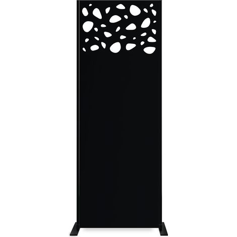 Panel decorativo SUNNY negro H.160cm motivos en la parte superior (1/5)