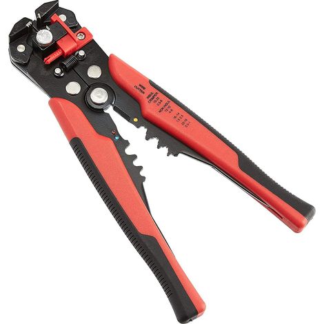 Pince à dénuder auto-ajustable, noir/rouge (1/5)