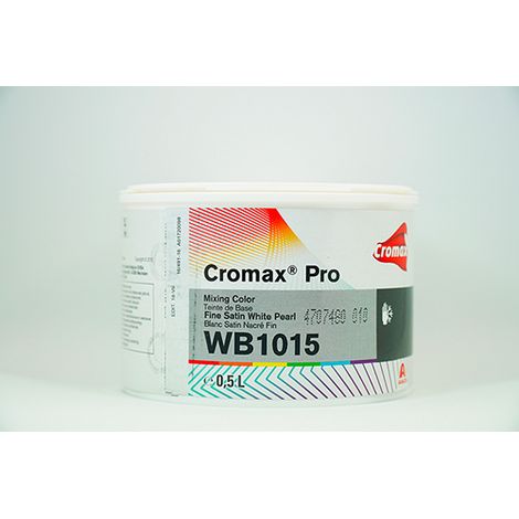 CROMAX WB1015 FIN PRO BASE BLANC PERLE SATIN 0.5 Litre