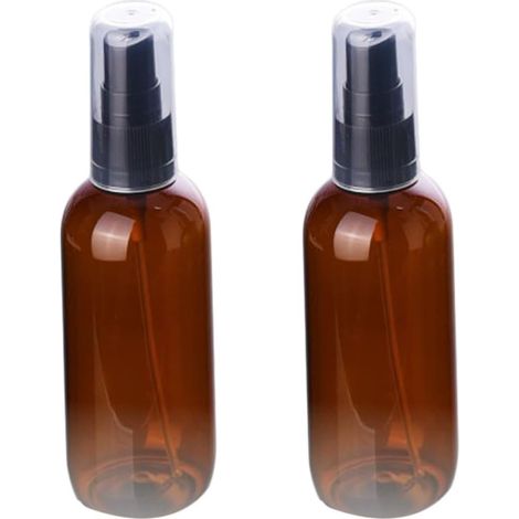 Botella pulverizadora de PET recargable de 50 ml con tapa, 5 unidades. (1/5)
