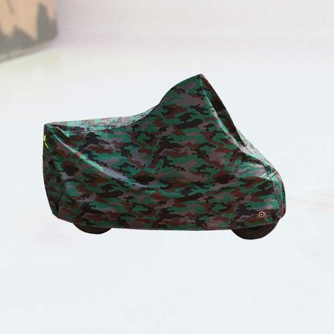 Camouflage Vert Housse de Moto en Aluminium Taille L pour Extérieur (1/5)