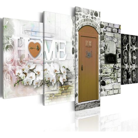 Tableau Imprimé "Home of Love" 50 x 100 cm (1/2)