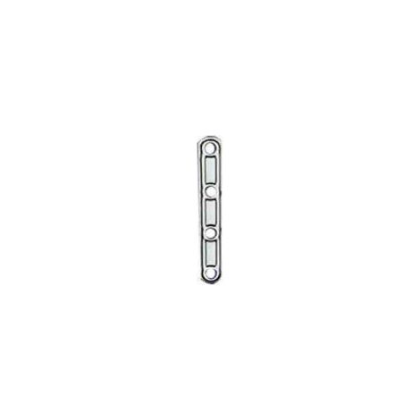 Lastrine diritte Inox 79 x 15 mm. - 4 pz.