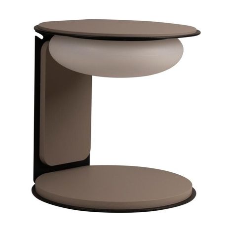 Lampe de table de conception Alinda Ø 20 cm taupe - 77591/15/41 (1/3)
