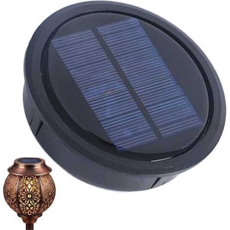 Haut de lampe solaire de remplacement Décoration jardin étanche LED Pour Jardinière et Espaces Extérieurs pour Extérieur Terrasse Pelouse Clôture Parc (1/5)
