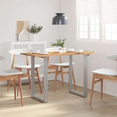 Table de salle à manger 118x58x76 cm Bois d'acacia solide (1/5)