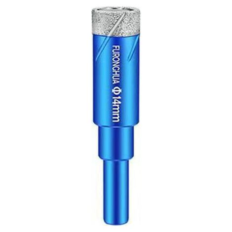 Outils électriques Scie cloche diamantée pour carrelage, marbre, verre et céramique, foret, 14mm
