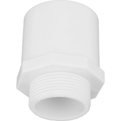 Raccord de tuyauterie en PVC, accessoires de piscine pour serres, exploitations agricoles et irrigation agricole, filetage mâle G1 (1/5)