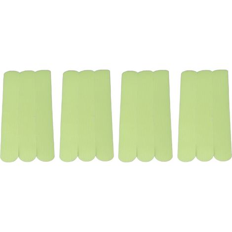 Ruban adhésif phosphorescent antidérapant pour marches, piscine et salle de bain - 12 bandes vertes lumineuses (1/5)