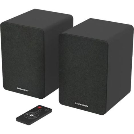 Los altavoces inalámbricos Thomson WS400DUO son un par de altavoces de estantería que ofrecen un sonido estéreo de alta calidad. Están equipados con d