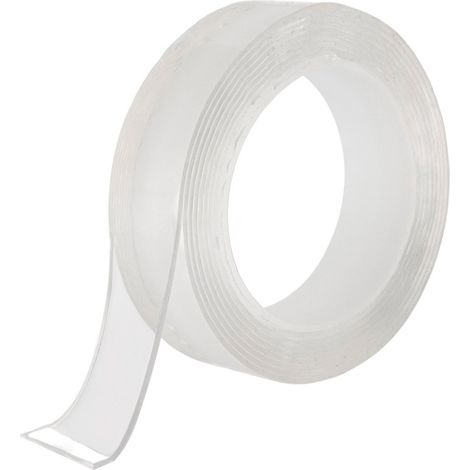 Ruban adhésif double face Extra Fort - Multifonctionnel Réutilisable Amovible 3M transparent (1/5)
