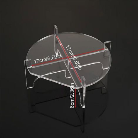 Stand acrylique distributeur - Support boisson robuste amovible pour jus conteneur Aucuneary (1/4)