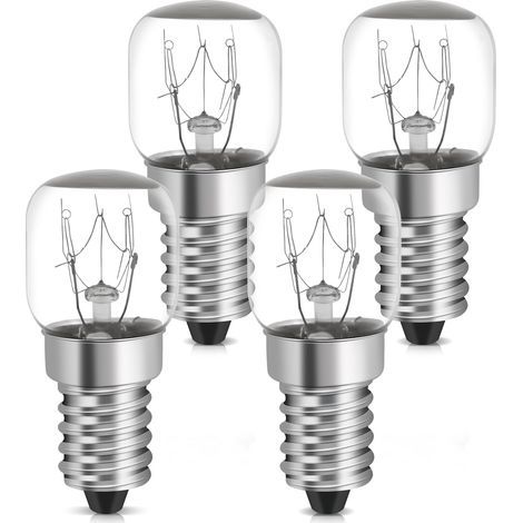 Ampoule E14 15W 2700K Blanc Chaud Lot de 4 pour Four, BBQ, Sauna et Lampe à Sel (1/5)