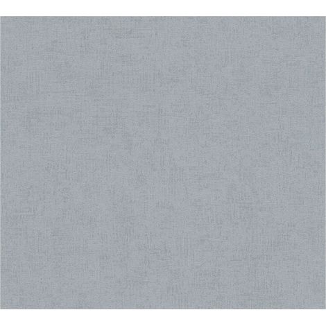 Unicolour wallpaper wall Profhome 306463 hot embossed non-woven wallpaper slightly textured unicoloured shimmering blue blue grey 5.33 m2 (57 ft2) (1/5)