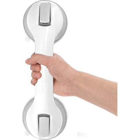 Suction Cup Grab Bar, Shower Support, 30 cm, 1 Piece  Safety suction cup shower grab bar, non-slip, no drilling required. For the elderly, disabled, and children (1/5)