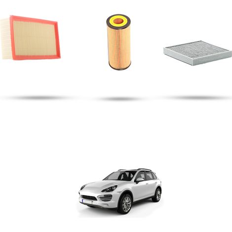 Kit tagliando 3 filtri compatibile con Porsche Cayenne II (958) 3.0 Hybrid 306Kw dal 2011 (1/5)