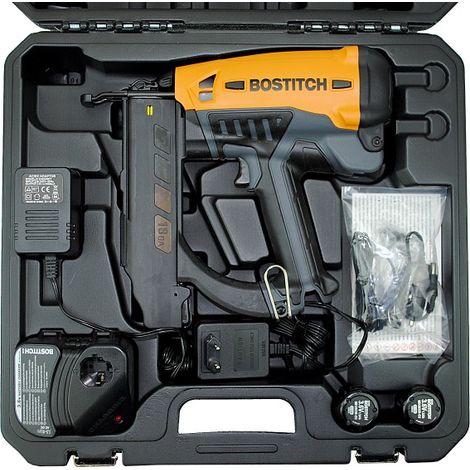 Bostitch GBT1850K-E (15-55 mm) Gas Nagler Stiftnagler Profigerät"-"EN10026