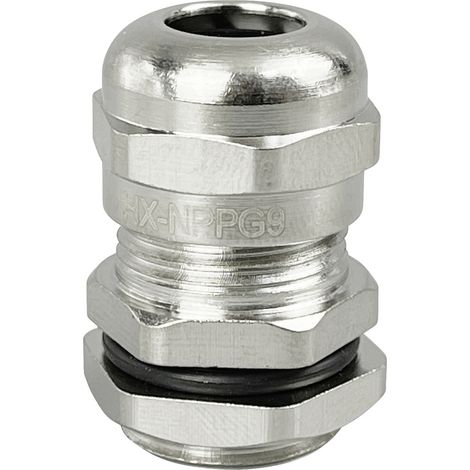 TRU COMPONENTS TC-10302876 Kabelverschraubung PG11 Messing (vernickelt) Metall 1 St. (1/2)