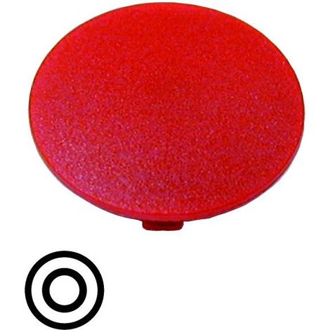 Étiquette bouton ' coup de poing ' rouge EATON M22-XDP-R-X0