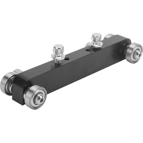 Ponceuse réglable pour sillet et chevalet, ponceuse de luthier, pour guitare et basse en alliage d'aluminium, noire. (1/5)