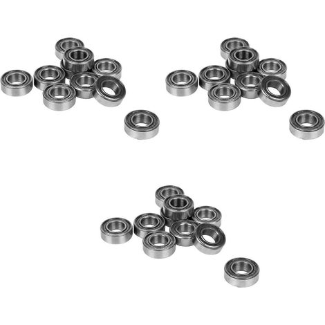 30 Miniatur-Radialkugellager (metrisch), gummigedichtet und metallgeschirmt, MR126 ZZ 6 x 12 x 4 mm (1/3)