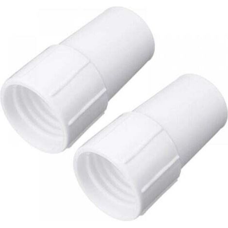 Manchettes d'aspiration pour piscine – 2 pièces, raccord universel 1,5 pouce en PVC renforcé pour tuyaux de nettoyage (1/5)