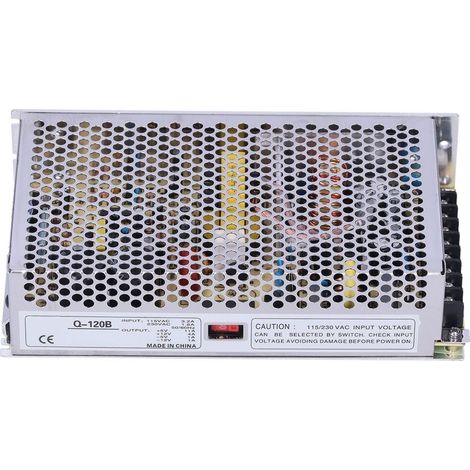 Alimentation à découpage BERM 115/230VAC Entrée 5V/11A 12V/4A -5V/1A -12V/1A Sortie DC 120W Q‑120B (1/5)