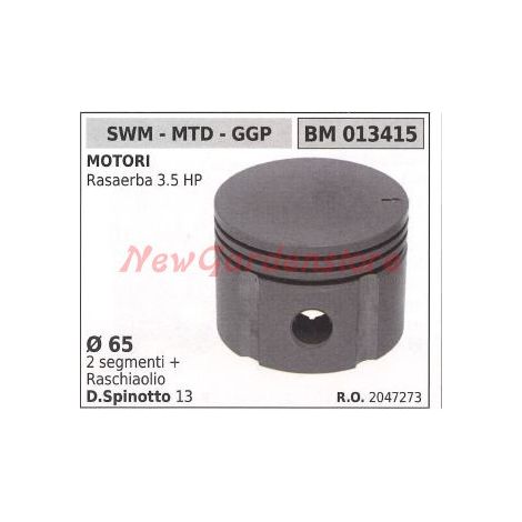 SWM piston de tondeuse à gazon 3.5HP 013415