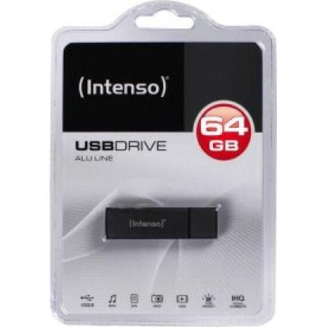 Intenso Alu Line anthracite 64GB USB Stick 2.0 (1/2)