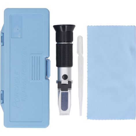 Ortviai Réfractomètre 4-en-1 pour liquide de refroidissement, DEF, électrolyte et lave-glace – Précis, robuste en métal (1/5)