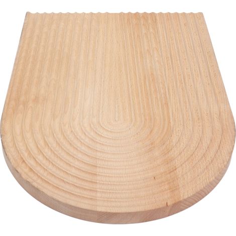 Brottablett aus Holz, natürlich, sicher, multifunktionales Brot- und Desserttablett für die Küche, oval (1/5)