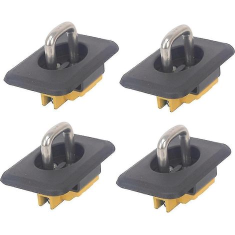 Points d'ancrage, anneaux en D rétractables pour la zone de chargement, compatibles avec Ford F150 (1998–2014), Ford Ram (1999–2013) et Ford Ram (1995–2008). (1/5)