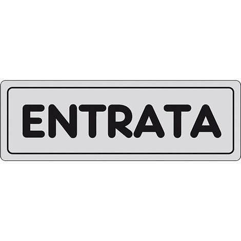 ETICHETTA SEGNALETICA ENTRATA  - EUROSIGNALS (1/2)
