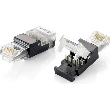 Equip Steckverbinder RJ45 Cat5e 2Stk ungeschirmt werkz Polybeutel