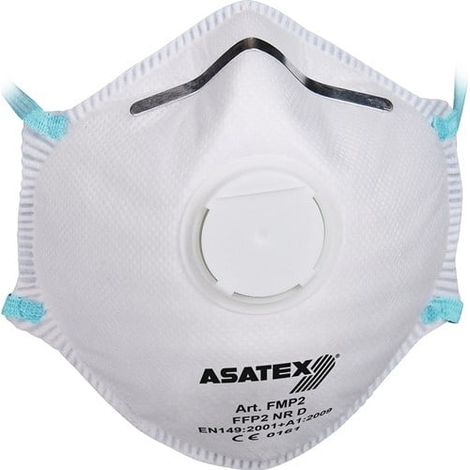 ASATEX Atemschutzmaske FFP 2/V NR D m.Ausatemventil ASATEX (1/2)