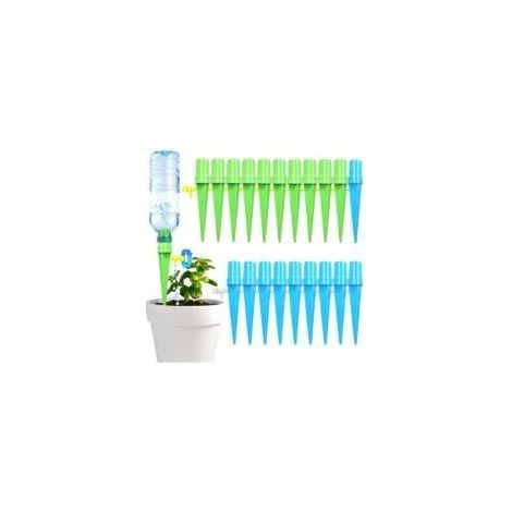 20 Pcs Arrosage Goutte à Goutte Bouteille, Arrosage Automatique pour Jardin Réglable, Irrigation Goutte à Goutte Bouteille Kit pour Plantes Intérieur Extérieur - Crezuo