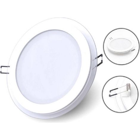 TrAdE Shop Traesio - Pannello Led Slim Incasso Bordo In Vetro 18w Cct 3 Colorazione Di Luce P165e-t3c - (1/5)