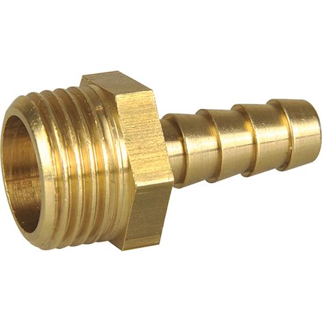 RACCORDO PORTAGOMMA 1/2 M x 14 per Metano- 10 pezzi  - Senza Marca