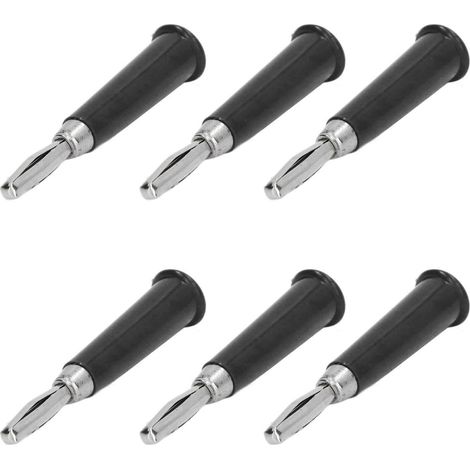 100 Stück 4 mm schwarze Bananenstecker, Bananenstecker aus Messing- und Zinklegierung, geschweißtes ABS für LKW-Batterien (1/5)