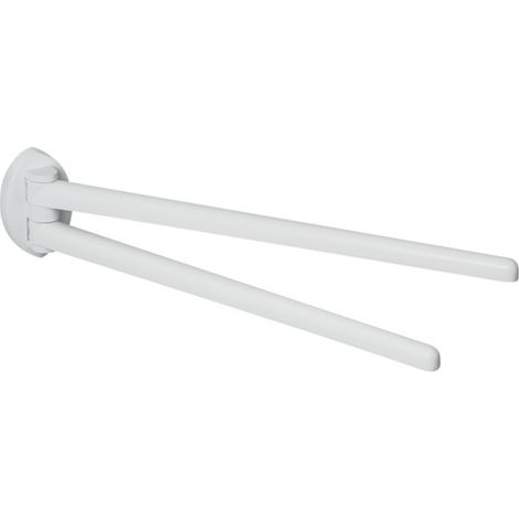 Toallero doble de pared PP LEMON Blanco Spirella